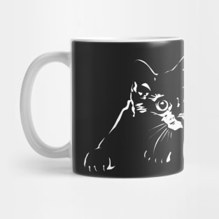 CAT ON THE HUNTING Mug